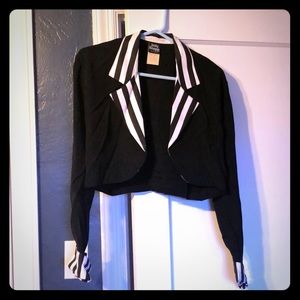 Crop top coverup sweater